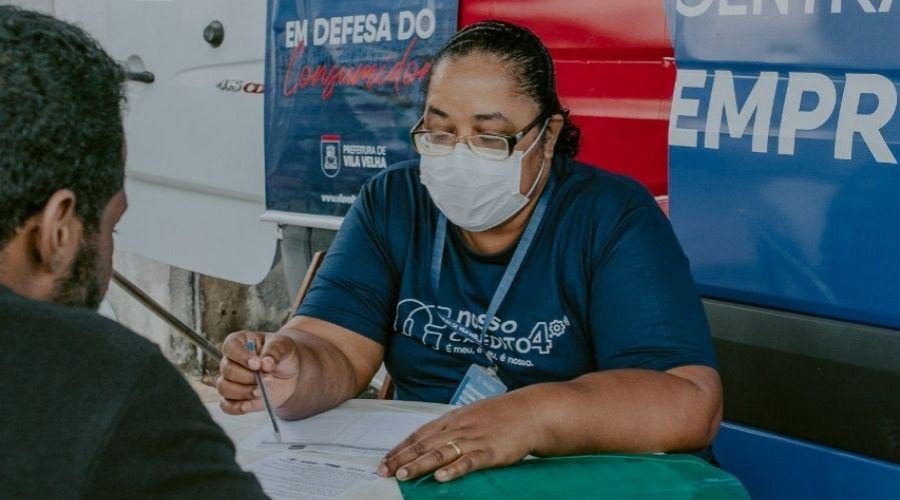 Atendimento gratuito aos moradores de Vila Velha por meio da Caravana do Desenvolvimento