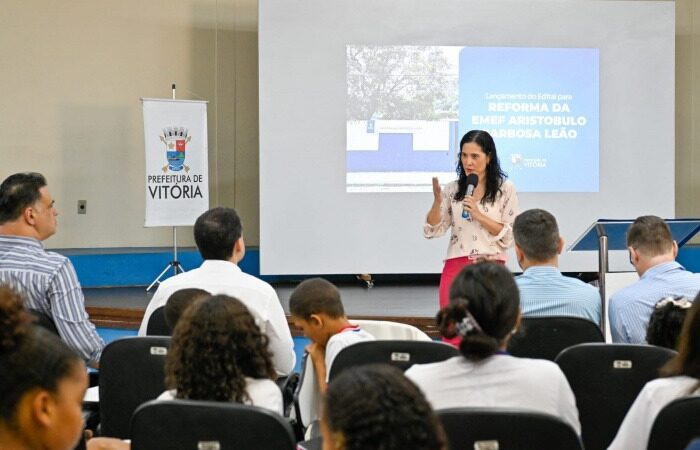 Prefeitura de Vitória disponibiliza edital para a reforma da Emef Aristóbulo Barbosa Leão
