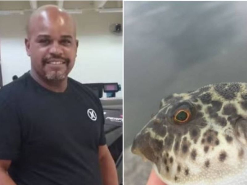 Em Aracruz, norte do estado, homem morre por envenenamento após comer baiacú.