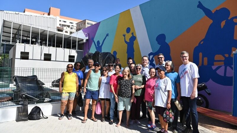 Progresso das obras na Praça Primo Bitti alcança 80%