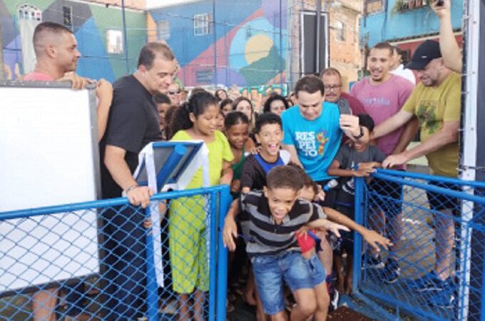 Inauguração do Parque Kids em Engenharia é marcada por festa e animação