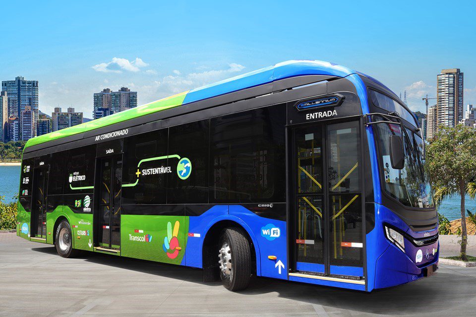 Transporte Público do Espírito Santo Será Reforçado com 50 Ônibus Elétricos