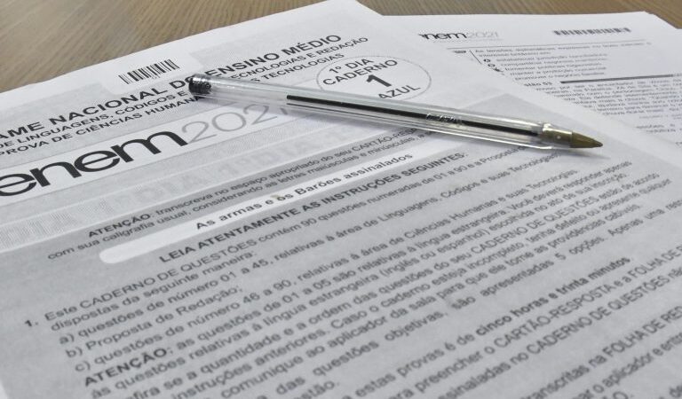 Começa nesta segunda-feira (27) o período de inscrições para o Enem 2024
