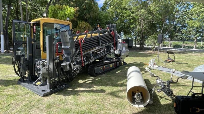 Cesan começa a troca de redes de água na Praia do Canto utilizando tecnologia robótica