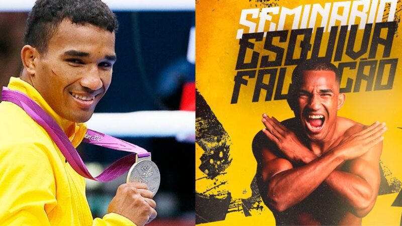 Aprenda com um campeão: Esquiva Falcão ministra aula especial de boxe no Centro de Vitória