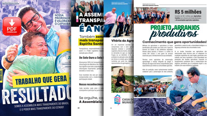 Transparência e ação: a revista de Marcelo Santos mostra o que está sendo feito por você