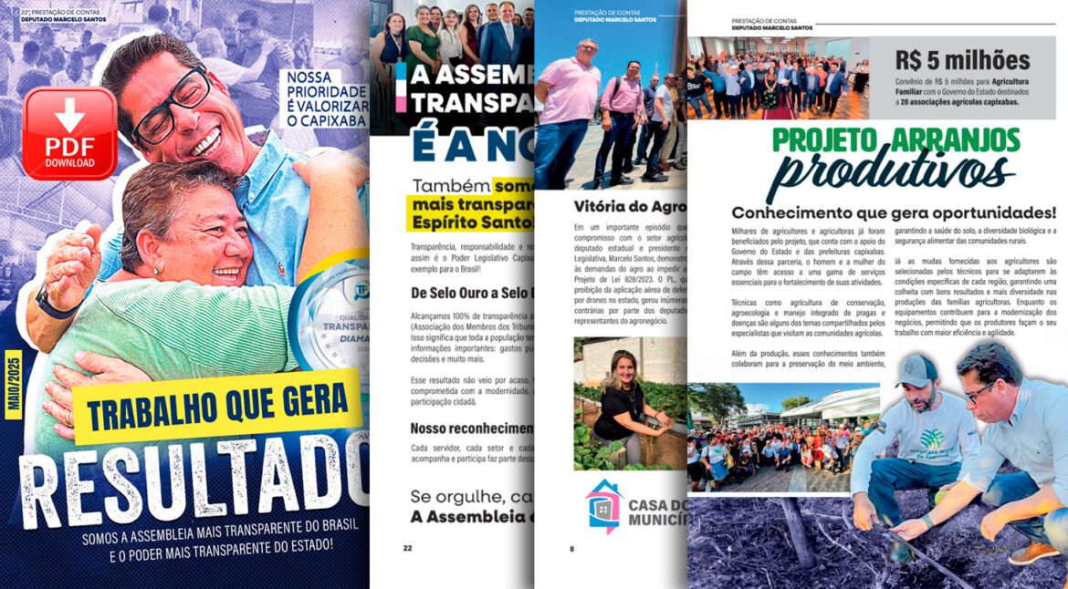 Transparência e ação: a revista de Marcelo Santos mostra o que está sendo feito por você