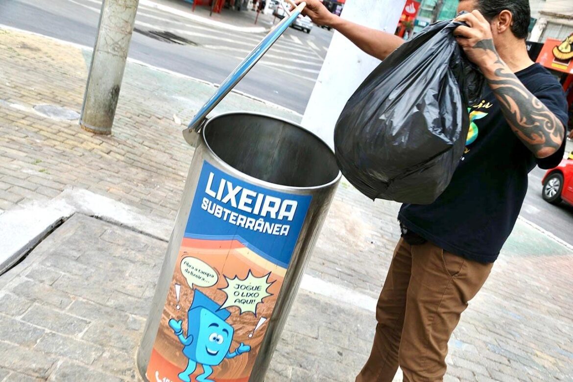 Lixeiras subterrâneas oferecem solução moderna e sustentável para descarte de resíduos em Cariacica