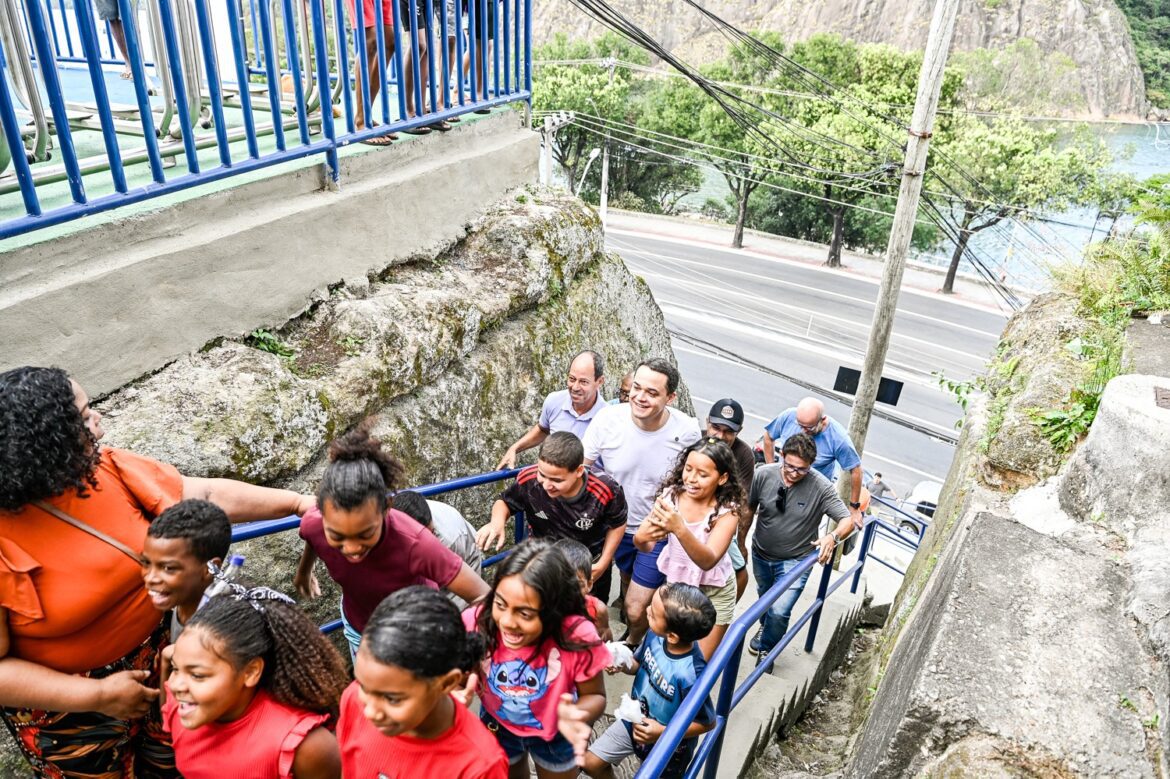 Pazolini entrega nova Praça Antônio Colle e transforma o alto do Forte São João em espaço de lazer e convivência
