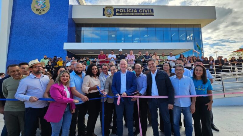Governo do Estado entrega obras estruturantes em Aracruz e anuncia novos investimentos em Educação e Saúde