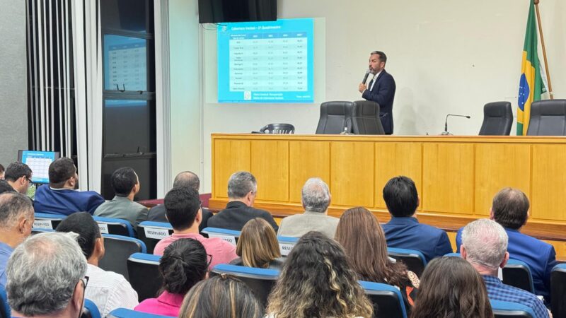 Secretário de Estado da Saúde, Tyago Hoffmann, apresenta prestação de contas na Assembleia Legislativa e destaca avanços na rede pública