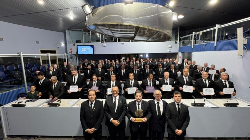 Câmara de Vitória realiza sessão solene pelos 55 anos da Grande Loja Maçônica do Espírito Santo