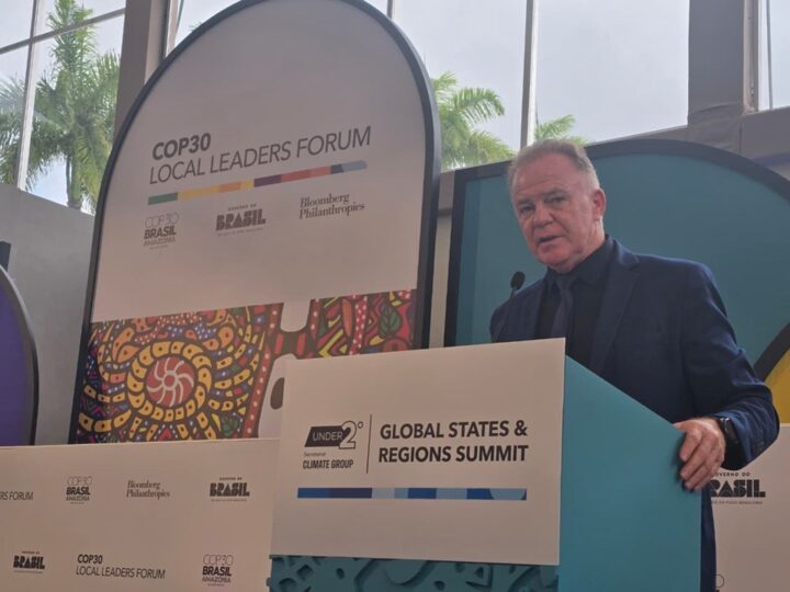 Casagrande destaca ações do Espírito Santo em fórum da COP30 no Rio de Janeiro