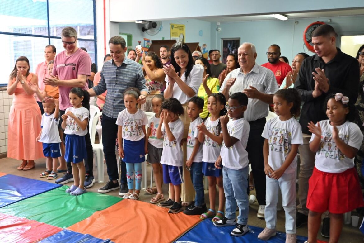 Pazolini inicia reforma e climatização do CMEI TI Dom João Batista no Morro da Garrafa