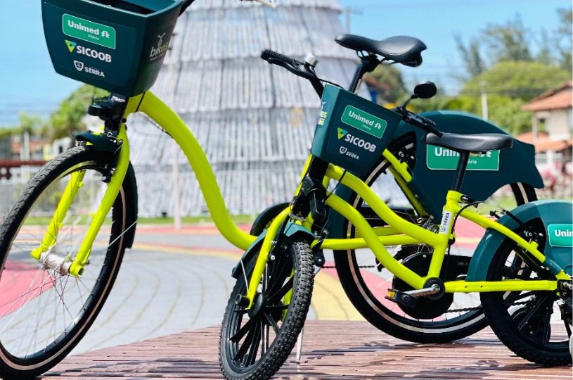 Sistema Bikes estreia na Serra oferecendo estações gratuitas