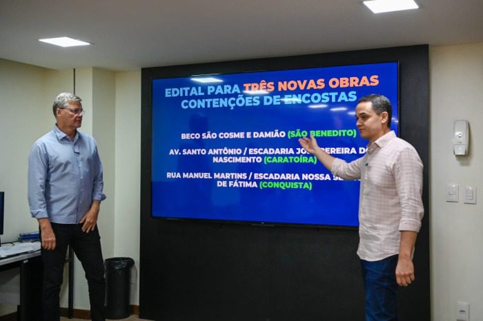 Vitória publica edital para obras de contenção de encostas em Caratoíra, Conquista e São Benedito