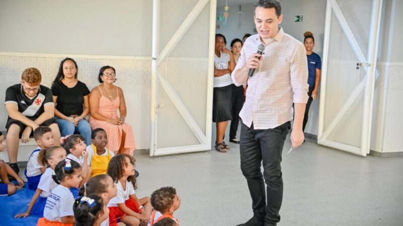 Educação em foco: Pazolini garante climatização integral no CMEI Reinaldo Ridolfi