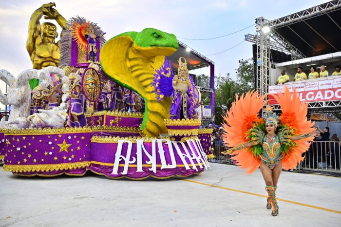 Andaraí encerra os desfiles ao amanhecer e emociona a avenida com enredo sobre memória