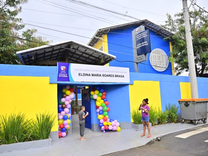 Pazolini entrega CMEI Eldina Braga após ampla revitalização da unidade