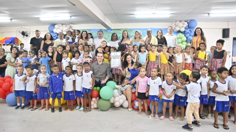 Prefeito Pazolini entrega CMEI Sophia Musengny reformado e climatizado
