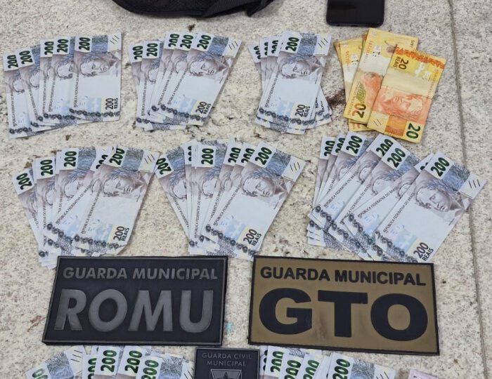 Guarda de Vitória apreende mais de R$ 15 mil em notas falsas em Goiabeiras