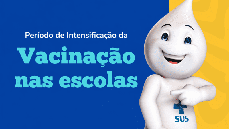 Secretaria de Educação reforça imunização de estudantes na rede