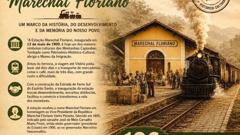 13 de Maio – Dia da Estação Ferroviária de Marechal Floriano