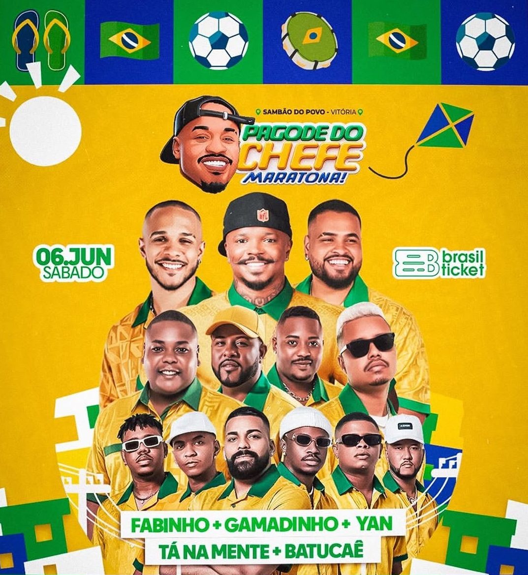 Mega evento musical reúne Yan, Fabinho e Tá Na Mente em Vitória