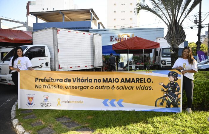 Campanha Maio Amarelo é lançada em Vitória com ênfase na empatia no trânsito