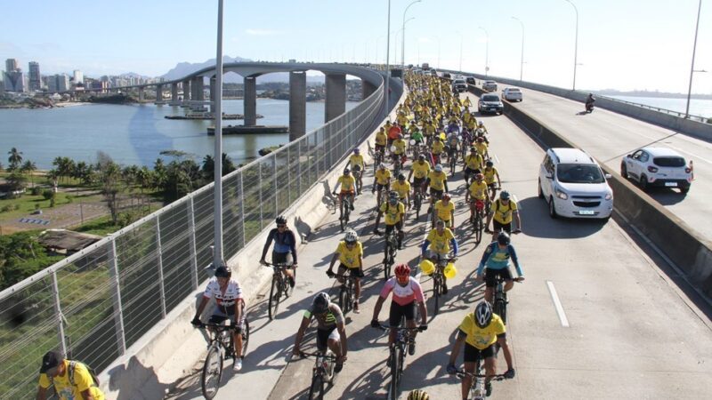 ‘Pedalaço pela Paz’ movimenta a Terceira Ponte com alterações no trânsito