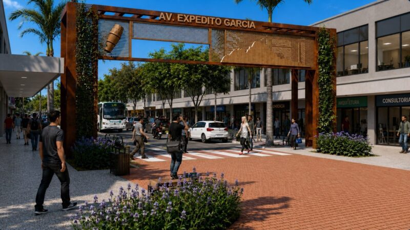 Avenida Expedito Garcia passará por revitalização completa com ciclovias, áreas de convivência e monitoramento inteligente