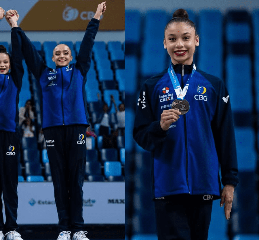 Capixabas brilham e conquistam cinco medalhas para o Brasil no Pan-Americano de Ginástica Rítmica