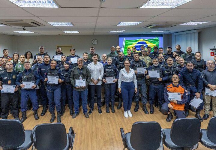 Tecnologia fortalece segurança com formação de agentes em operações com drones