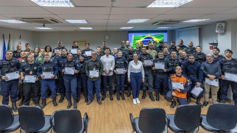 Tecnologia fortalece segurança com formação de agentes em operações com drones