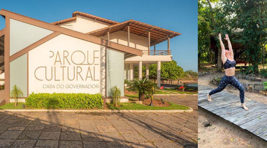 Prefeitura leva prática de ioga gratuita ao Parque Cultural Casa do Governador