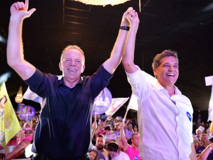 PSB oficializa apoio a Ricardo Ferraço e lança Casagrande ao Senado em convenção estadual