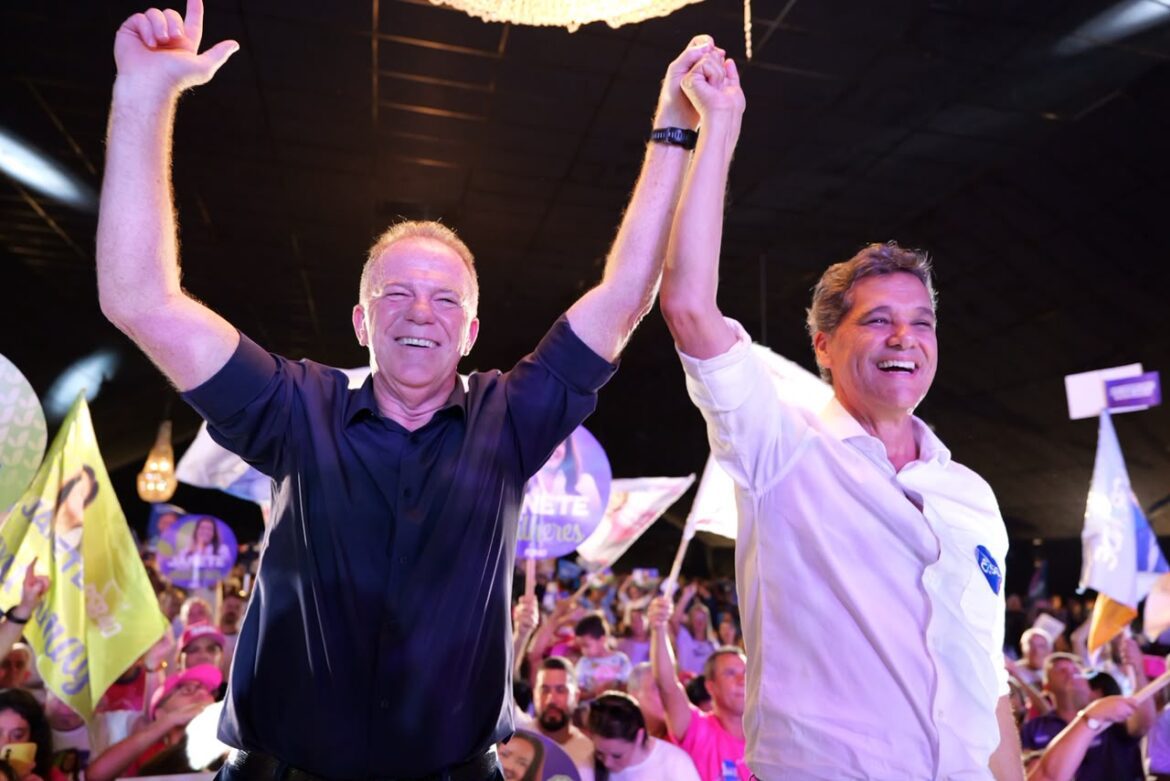 PSB oficializa apoio a Ricardo Ferraço e lança Casagrande ao Senado em convenção estadual