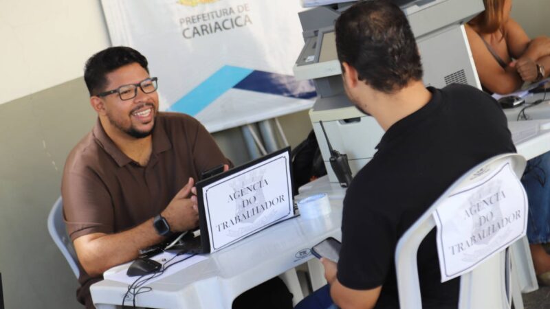 Cariacica abre mais de 900 oportunidades de trabalho na Agência do Trabalhador