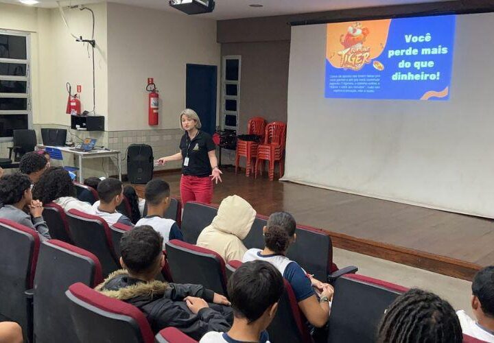 Palestra nesta terça-feira orienta alunos sobre os riscos das apostas online