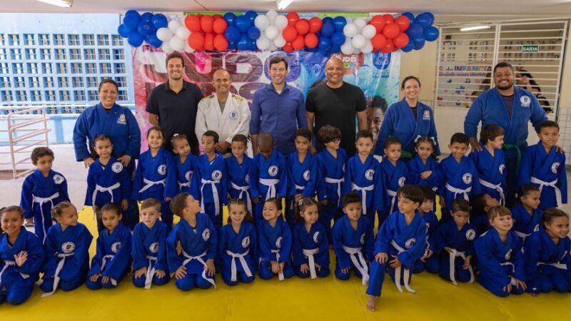 Projeto Judô Escolar Kids é ampliado e passa a atender 400 alunos da rede municipal