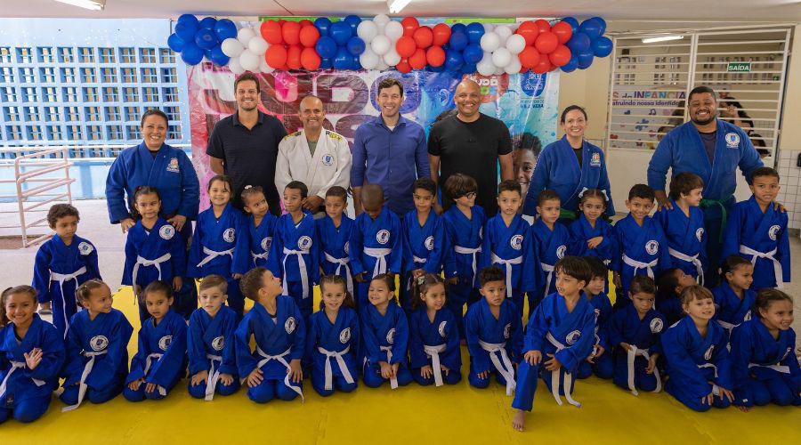 Projeto Judô Escolar Kids é ampliado e passa a atender 400 alunos da rede municipal