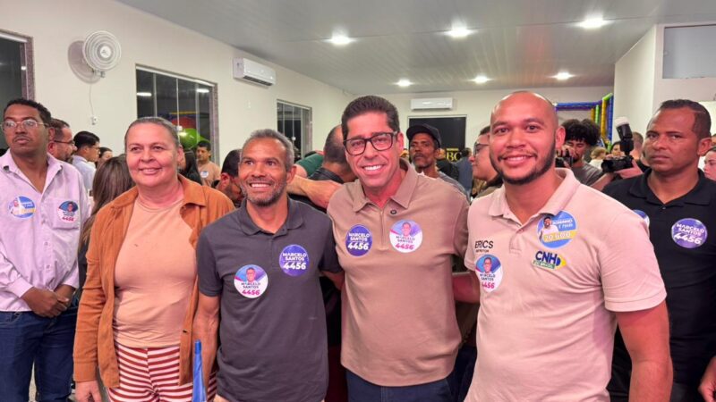 Marcelo Santos ganha apoio de lideranças de Linhares na disputa por vaga na Câmara Federal