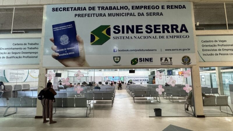 Serra promove mutirão com 425 vagas de emprego destinadas às mulheres