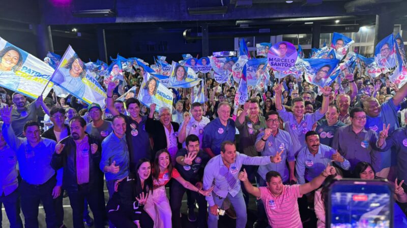 Com 2 mil pessoas, Marcelo Santos lança campanha e destaca prioridades para Brasília