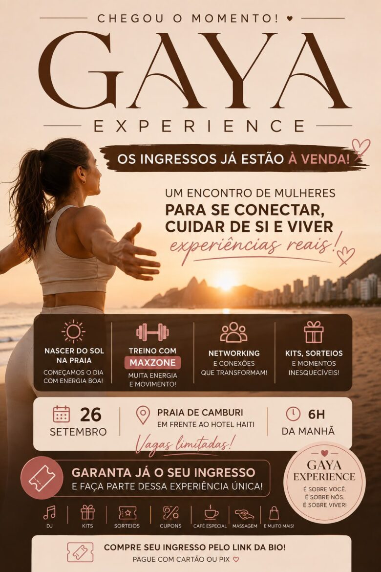 Gaya Experience chega com proposta de conectar mulheres e criar experiências