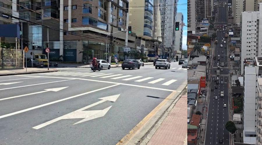 Sinalização do binário da Rodovia do Sol é concluída no trecho sentido Centro