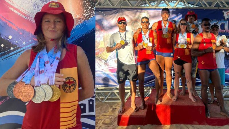 Atletas guarda-vidas de Vila Velha conquistam 20 medalhas em campeonato