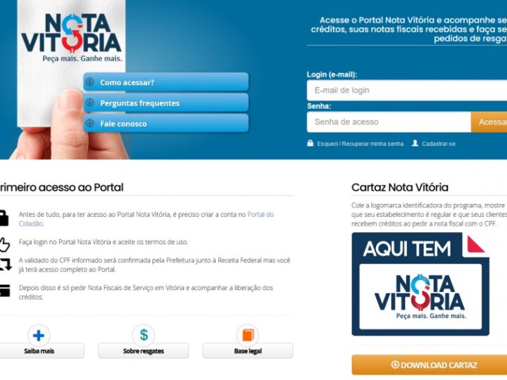 Vitória tem programa que permite recuperar parte do imposto pago em serviços