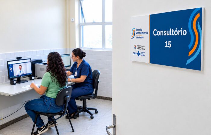 Telemedicina chega ao PA de São Pedro e facilita consultas com especialistas em Vitória