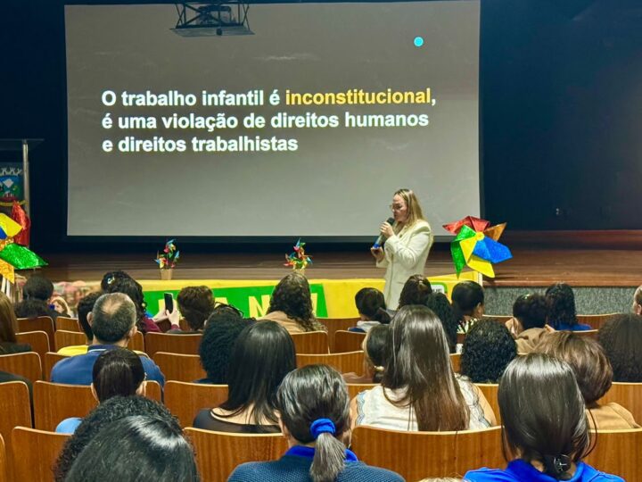 Trabalho infantil é tema de formação voltada à proteção de crianças e adolescentes